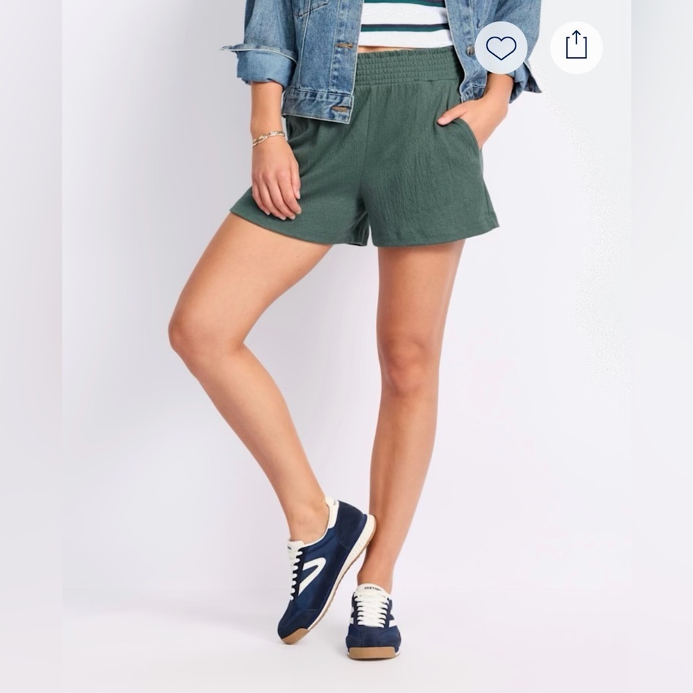 NWT- Threads 4 Thought Gwyneth Smocked Jersey Short